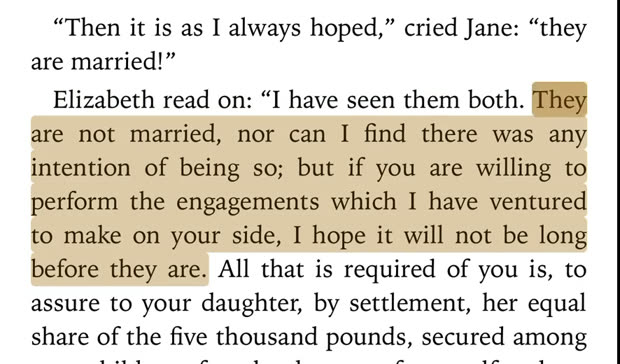 Close-up of a highlighted sentence in the LightReadr reader